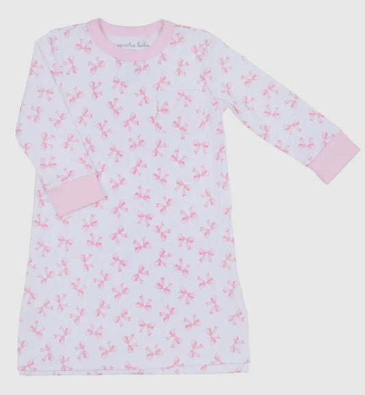 Baby Bows Pima Pajama Gown