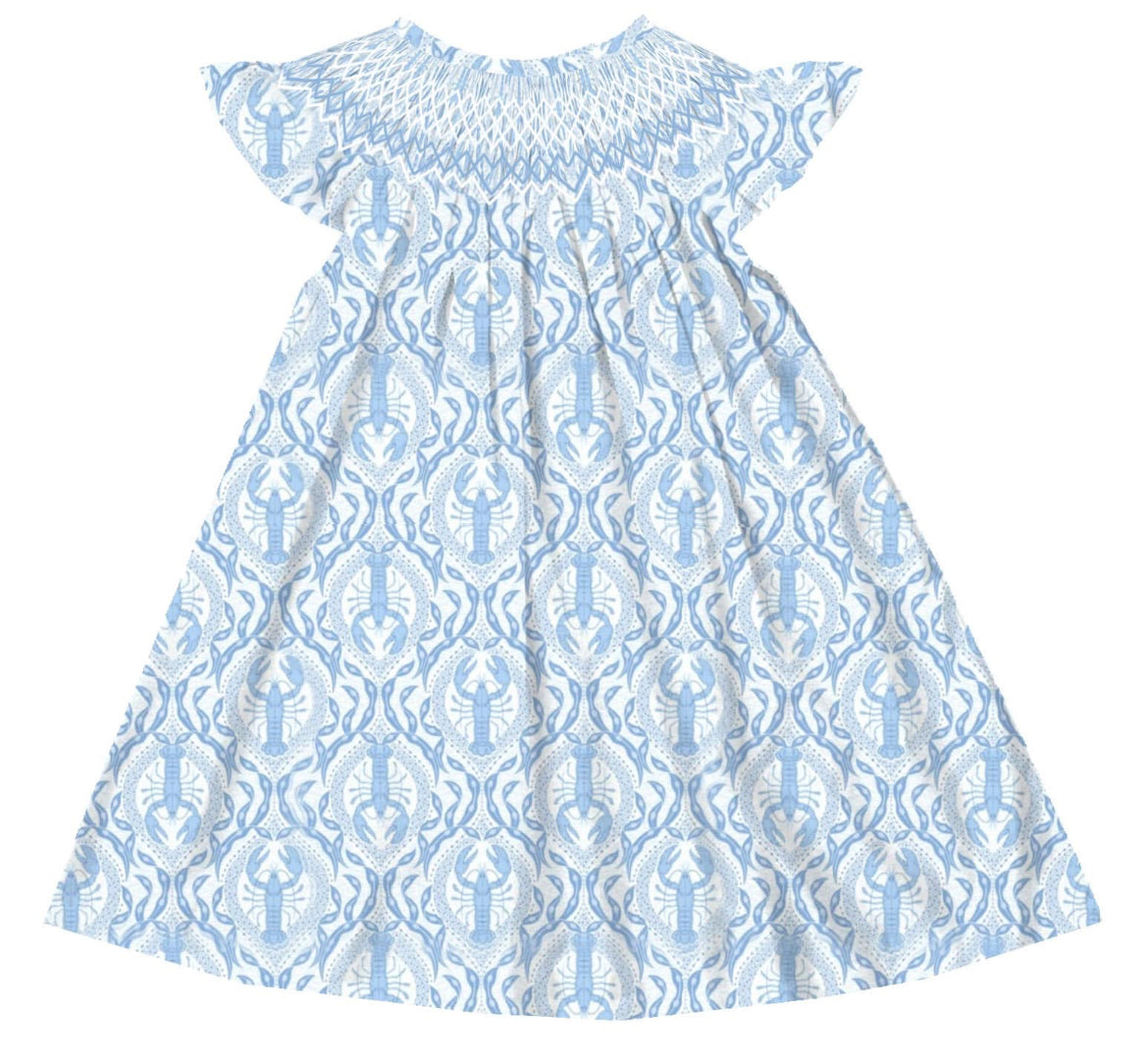 Vintage Blue Nautical Smock