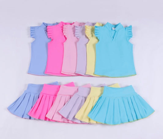 Pleated Skort Set