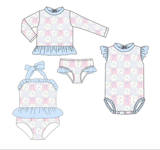 Preppy Patch Print Swim Pre-Order